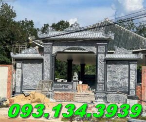 Mẫu cổng đá nhà mồ đẹp^2025